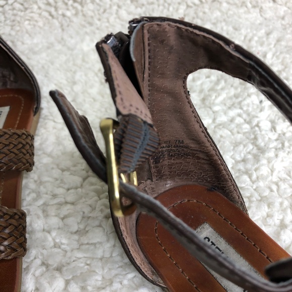 Steve Madden Brown Gladiator Sandals - Picture 7 of 7